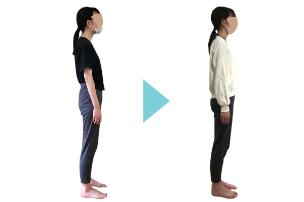 posture change after pilates lesson